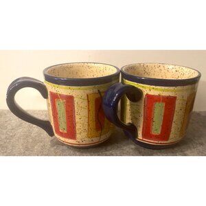 2 Vintage Sedona Phaltzgraff Coffee Mugs  # 2371